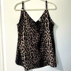 Leopard print top